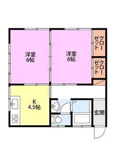 コーポKYTIII【2階】の間取り