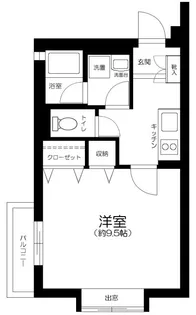 リテラス目黒三丁目【2階】の間取り