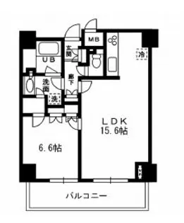 レジディア杉並方南町【7階】の間取り