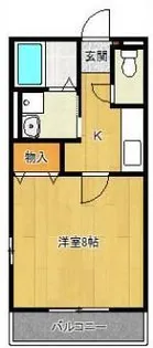 エンパレスV3【1階】の間取り