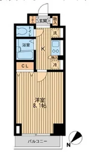 Cassia Kawasaki Residence【8階】の間取り