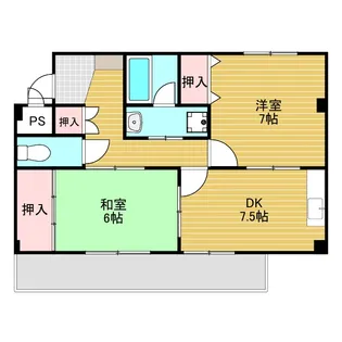 ハイツクレール【3階】の間取り