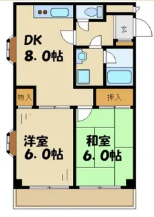 日栄ビル【4階】の間取り