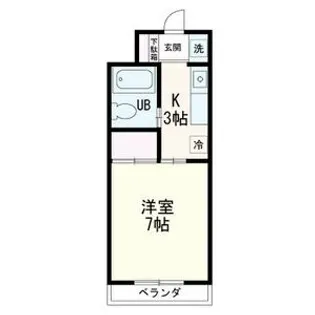 ガーデンハイツ【2階】の間取り