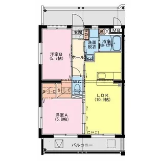 Lutoriine【2階】の間取り