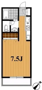 M’S Flat(エムズフラット)【2階】の間取り