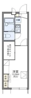 レオパレスアマミヤ【1階】の間取り