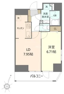 HOPE CITY 秋葉原【9階】の間取り
