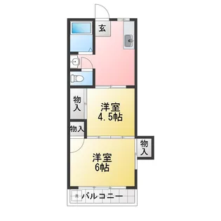 上原コーポ【3階】の間取り