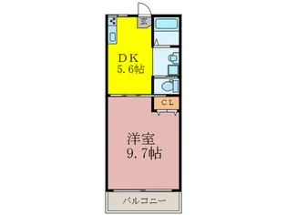 アトモス永和【3階】の間取り