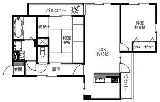 テラス浜田山ガーデニア【3階】の間取り