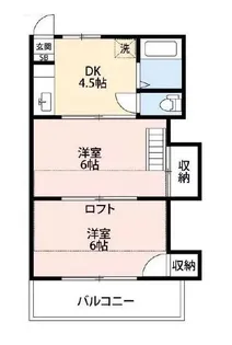 b’CASA東松山IIIre-born【1階】の間取り