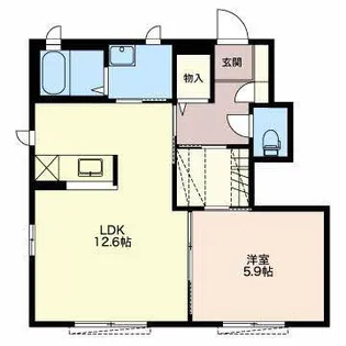 コンフォートヴィラ【1階】の間取り