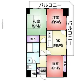 プリオーレ神戸【14階】の間取り