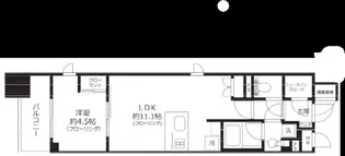 アトラスリベルタ文京湯島【3階】の間取り