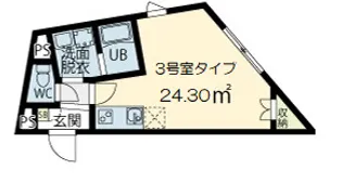 GLOBE Residence212【2階】の間取り