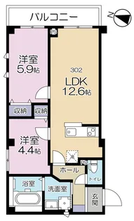 A.FLAT II【3階】の間取り