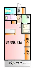 ガーデンヒルズ【5階】の間取り