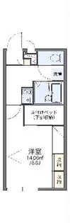レオパレスバシレイオン【1階】の間取り