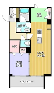 エルミタージュクール【2階】の間取り
