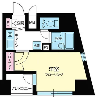 サンテミリオン東日本橋【8階】の間取り