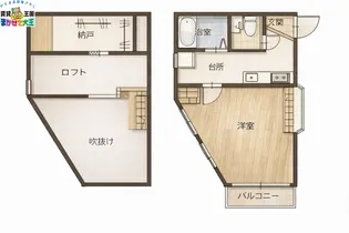 メゾンド江里町【2階】の間取り