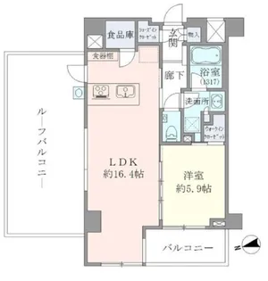 EVERTOW CHOJAMARU【3階】の間取り