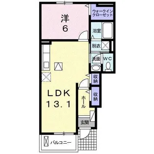 プリーズ ライフ【1階】の間取り