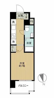 スカイコート新宿壱番館【4階】の間取り