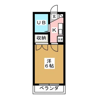 コーポラス田中【1階】の間取り