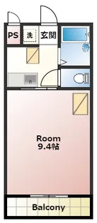 パティオ東村山【2階】の間取り