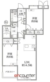朝日マンション目白【3階】の間取り