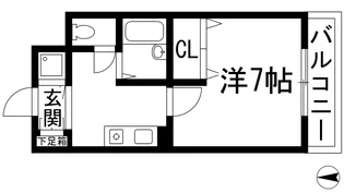 ハートランド甲東園【2階】の間取り