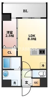 MODERN PALAZZO 長崎 Central【9階】の間取り