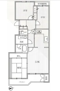 T’s garden横浜反町【5階】の間取り