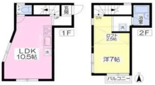 青戸セブン【1階】の間取り