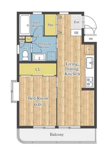 アークヒルズつきみ野【2階】の間取り