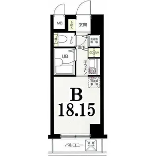 グリフィン横浜・アクティ【2階】の間取り