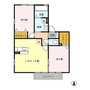 マリーナ【2階】の間取り