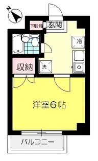 セゾンドプランタン【2階】の間取り