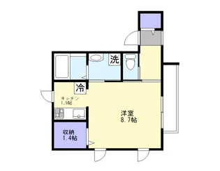 Riverside【3階】の間取り