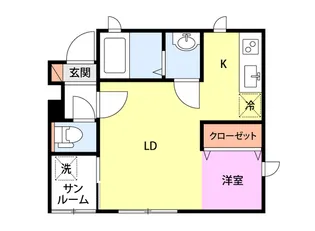 Common葛塚 A棟【1階】の間取り