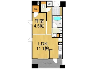 セイル西宮北口【2階】の間取り