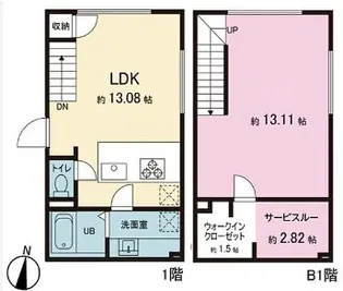 trias126【1階】の間取り