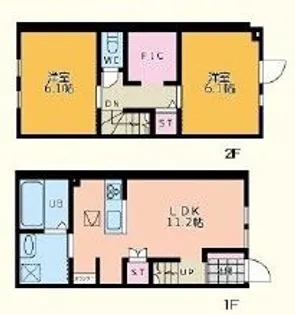 (仮称)EARTH東伏見の間取り