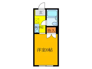 ラフォーレ北白川【1階】の間取り