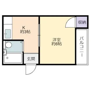 ドリームハイツ宮前【3階】の間取り