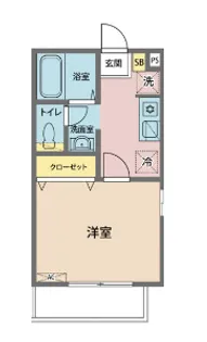 コーポ・サンロード【2階】の間取り