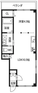 フルーブ【1階】の間取り