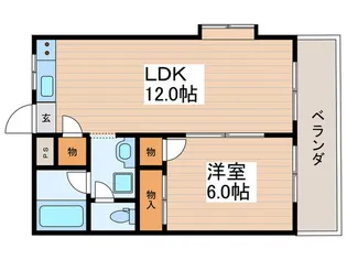 第2サンローズ【1階】の間取り